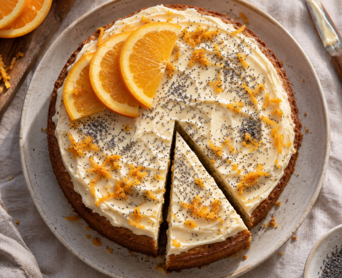 A Slice of Sunshine: Dreamy Orange Cake